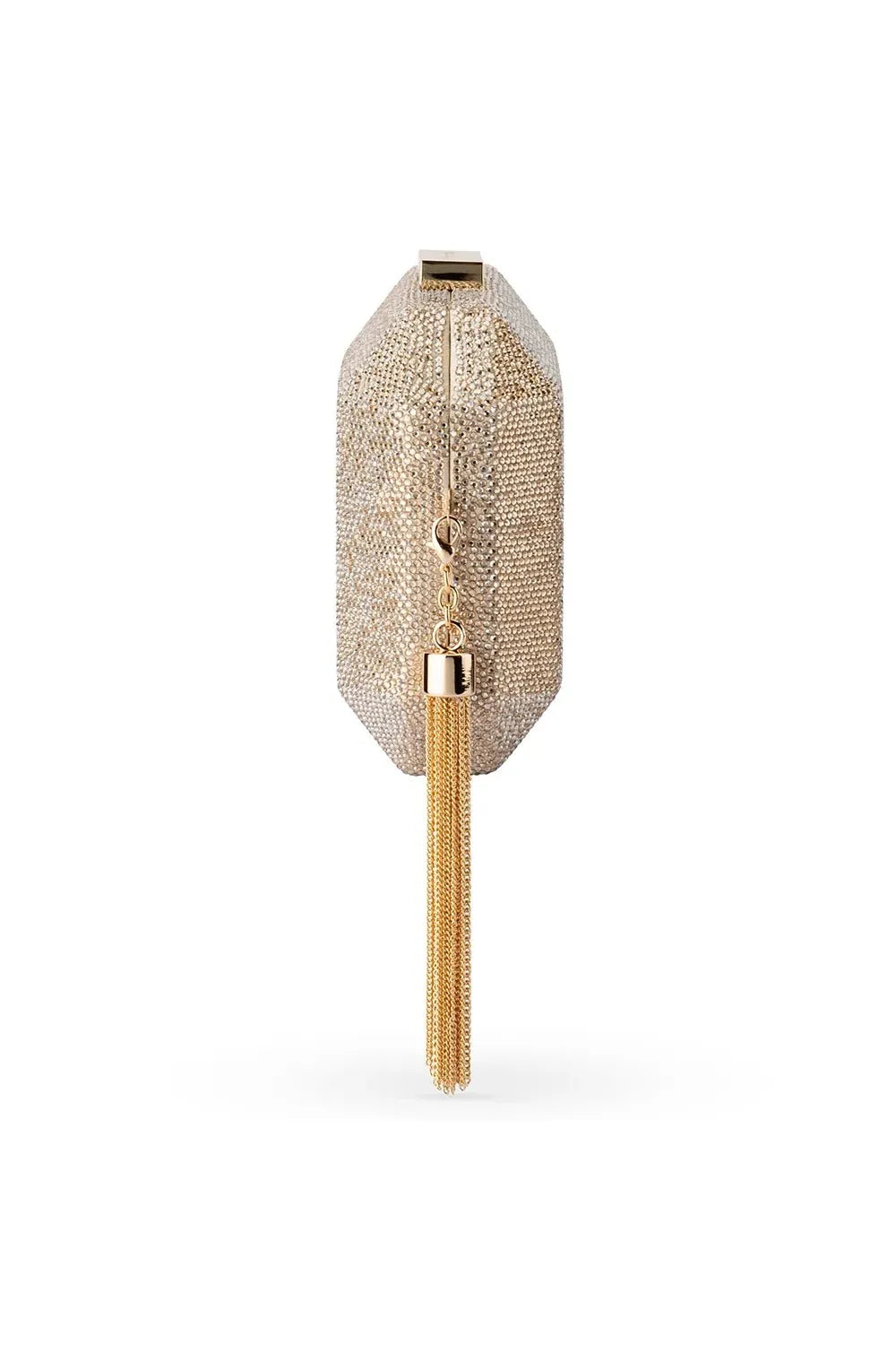 OLGA BERG | GIA Crystal Clutch - Champagne