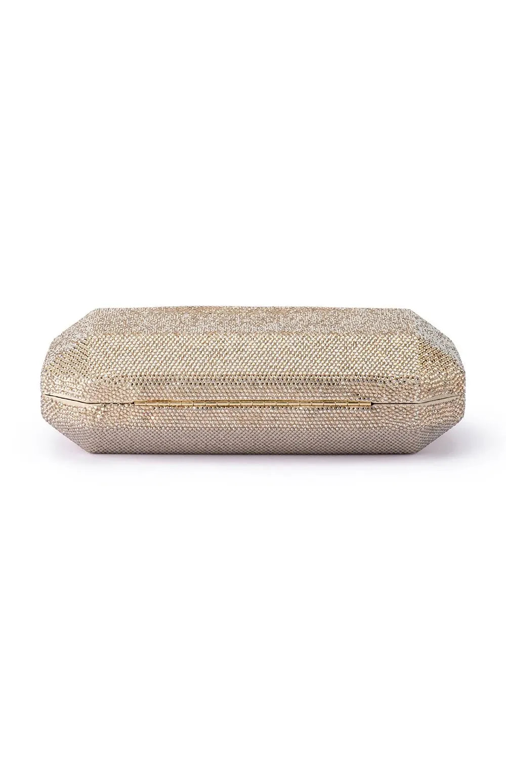 OLGA BERG | GIA Crystal Clutch - Champagne