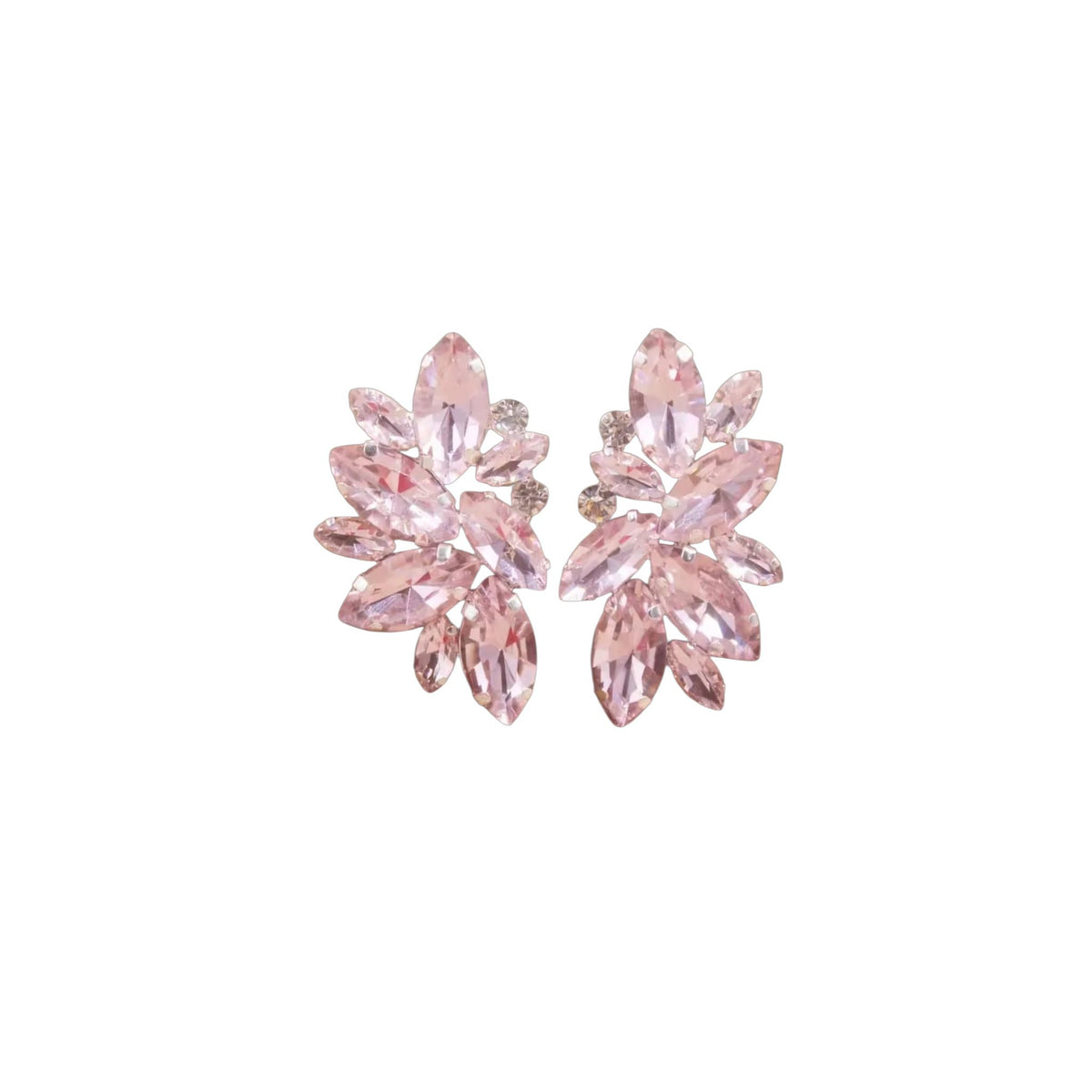 GENEVIEVE | DROP CLUSTER EARRING - Pink