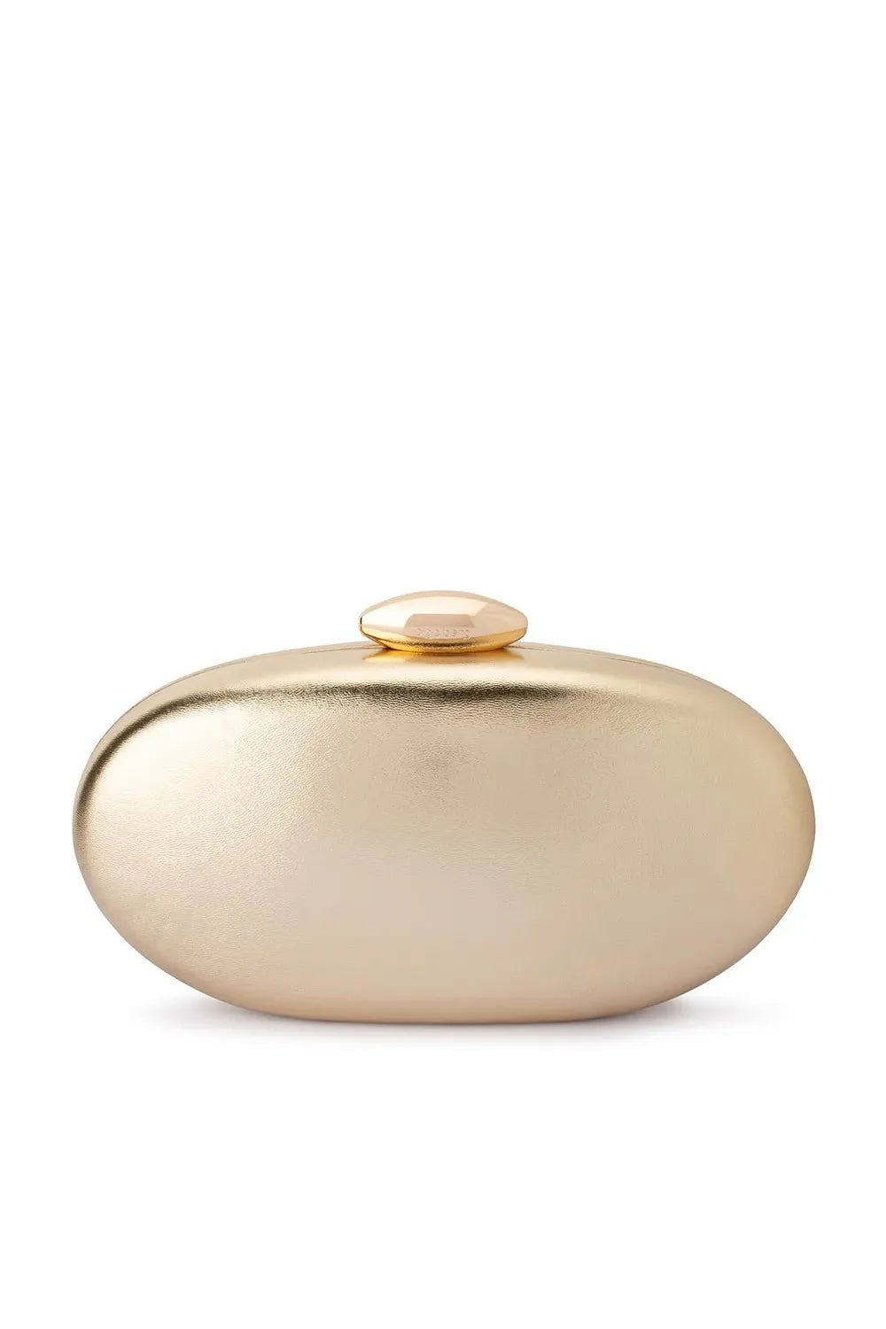 OLGA BERG | YUZU Oval Clutch - Gold