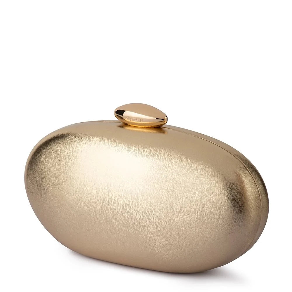 OLGA BERG | YUZU Oval Clutch - Gold