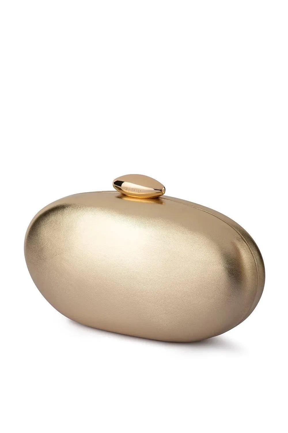 OLGA BERG | YUZU Oval Clutch - Gold