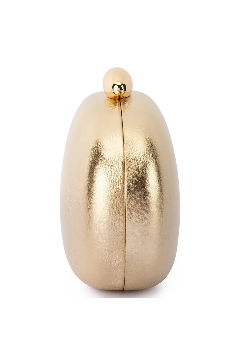 OLGA BERG | YUZU Oval Clutch - Gold
