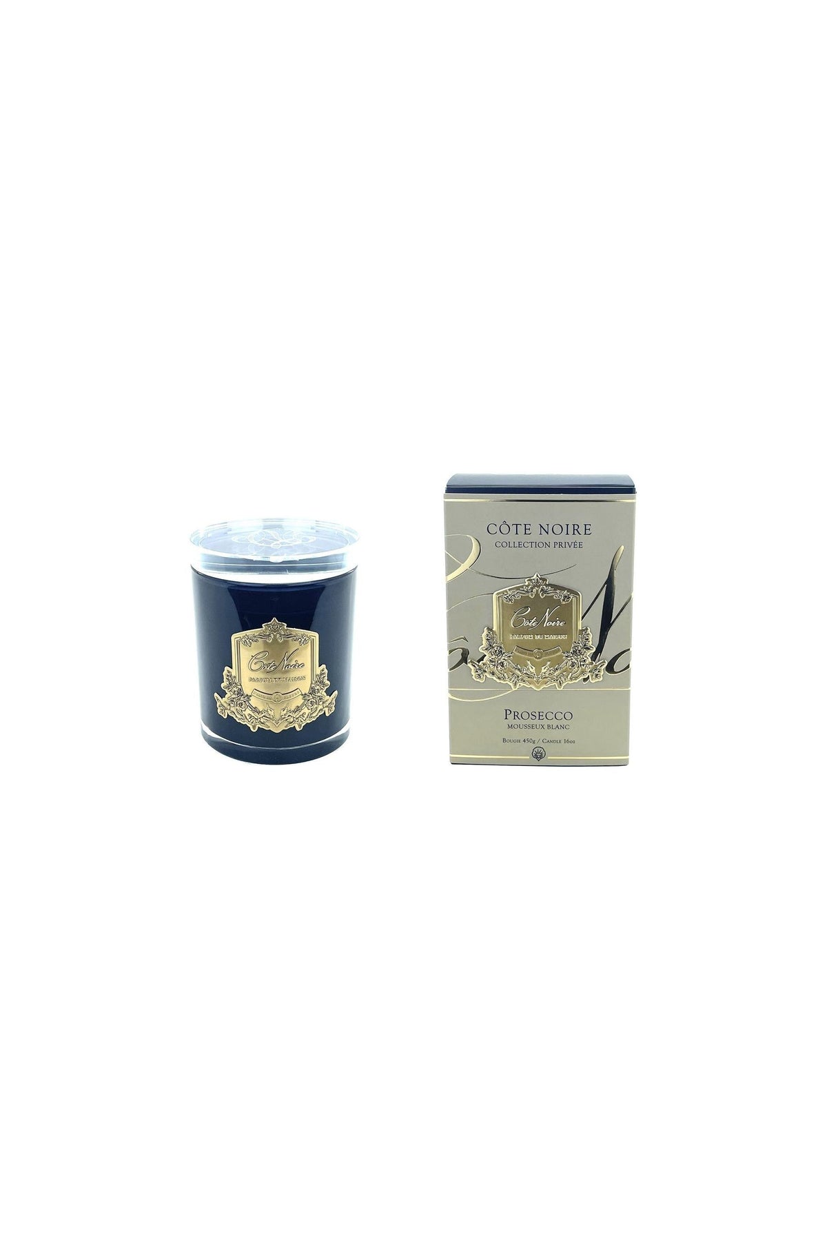 COTE NOIRE | PROSECCO - GOLD BADGE CANDLE