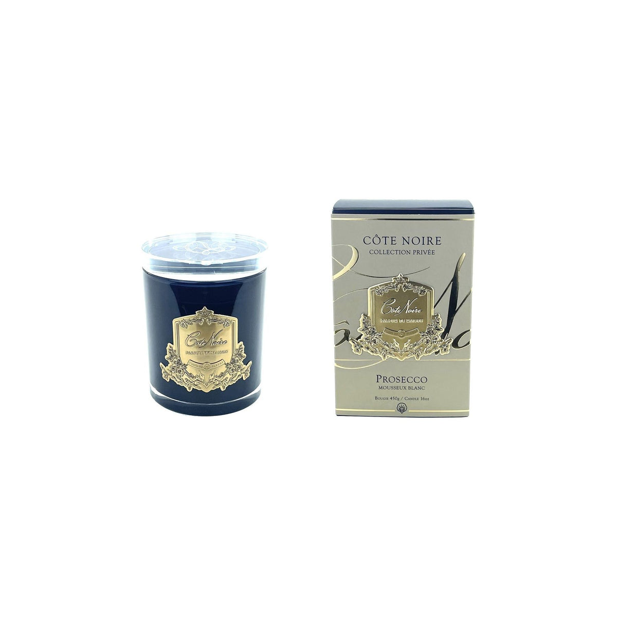 COTE NOIRE | PROSECCO - GOLD BADGE CANDLE