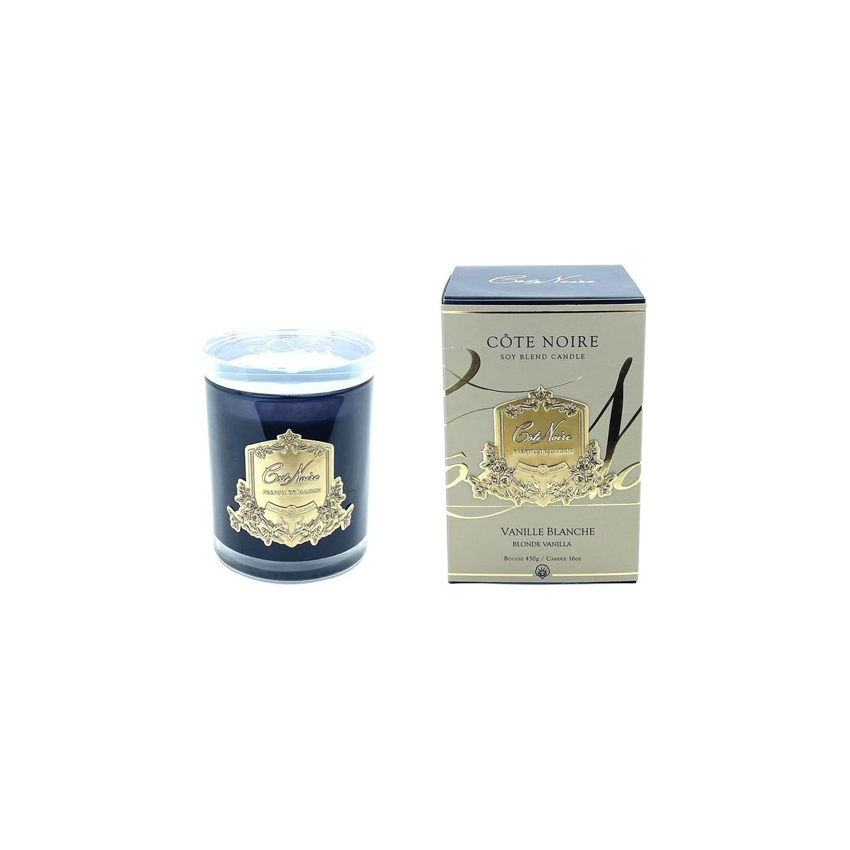 COTE NOIRE | BLOND VANILLA - GOLD BADGE CANDLES