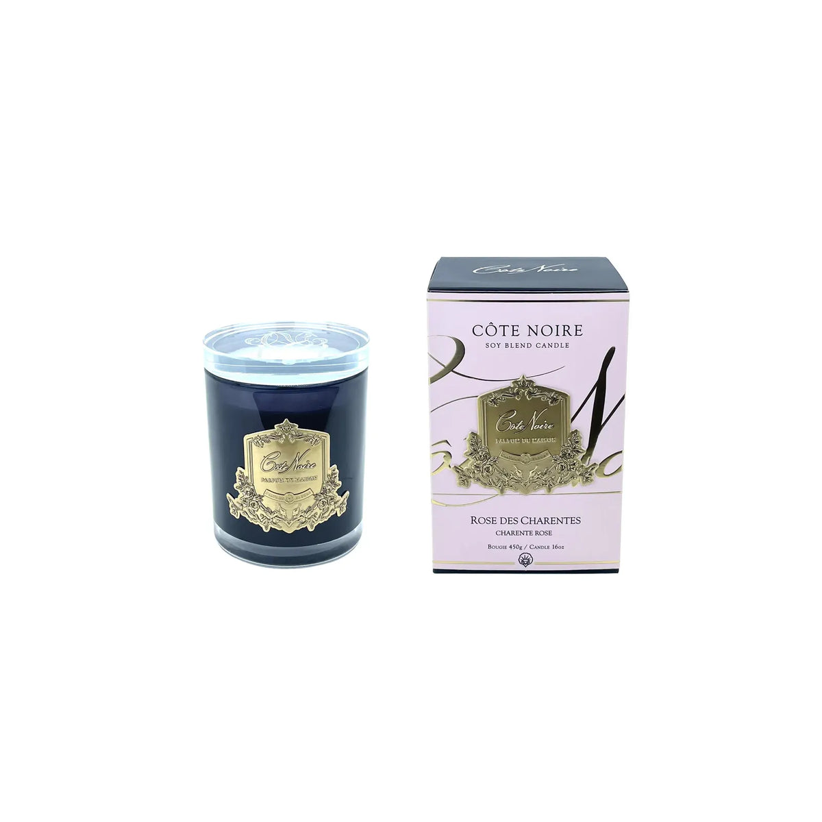 COTE NOIRE | DARK VESSEL WITH GOLD BADGE - CHARNTE ROSE