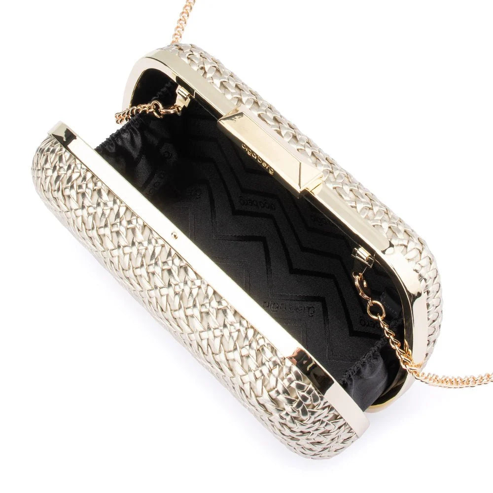 OLGA BERG | MALI TETURED CLUTCH