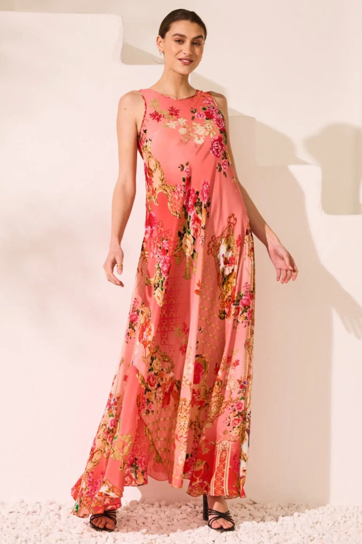 CZARINA | PINK PARADISE A-LINE DRESS