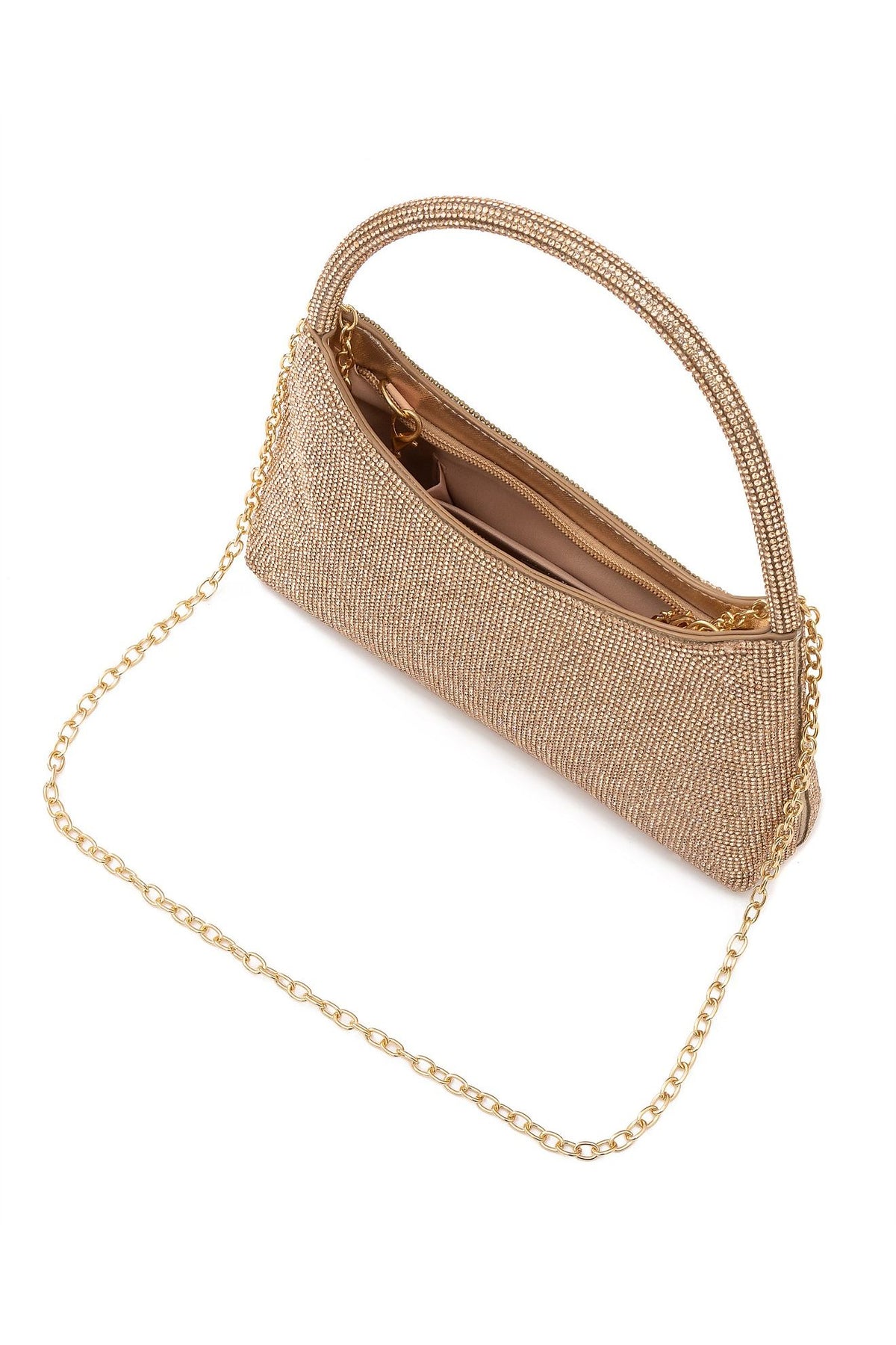 GREGORY LADNER | FINE STONES HANDLE BAG - Rose