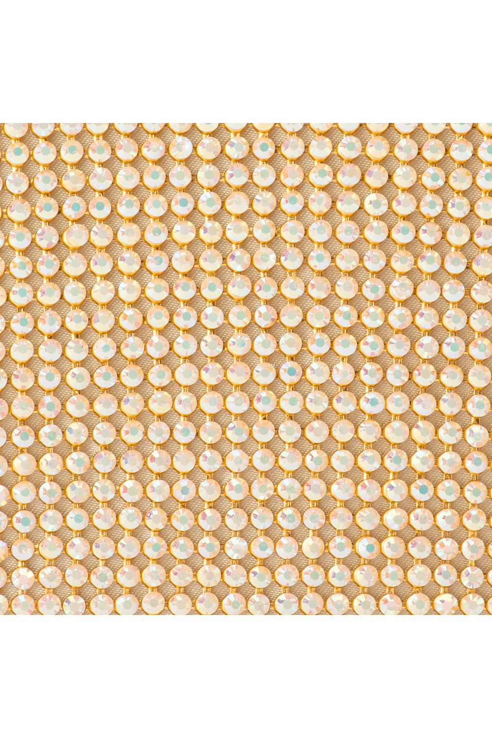 OLGA BERG | ELA CRYSTAL MESH - Champagne