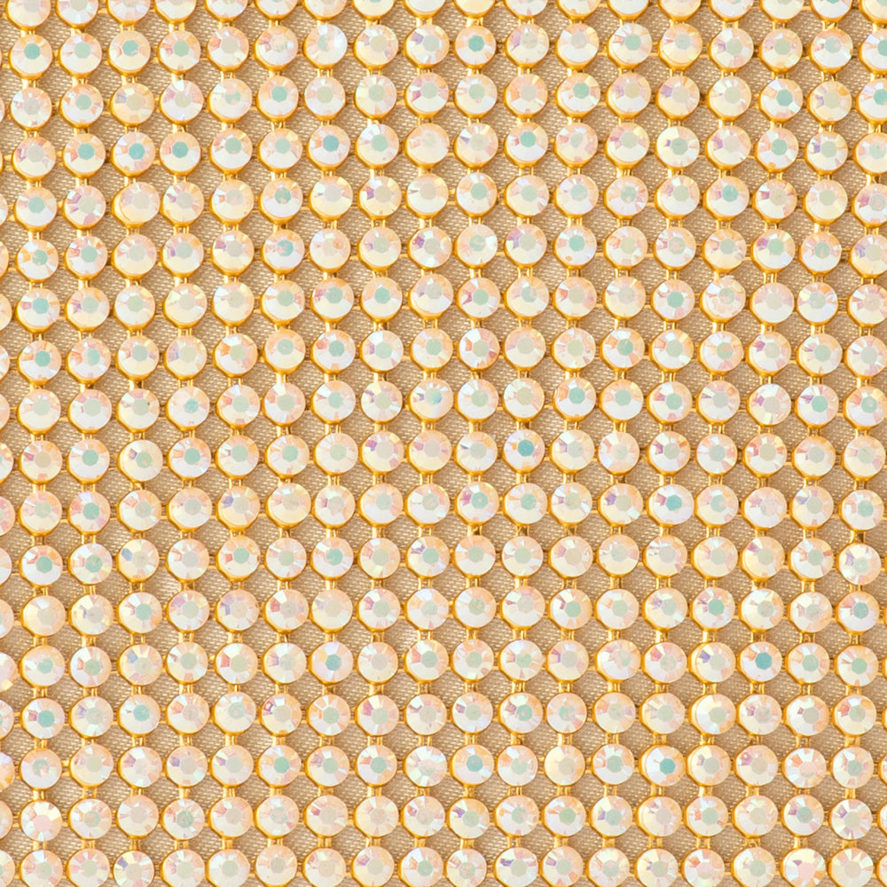 OLGA BERG | ELA CRYSTAL MESH - GOLD