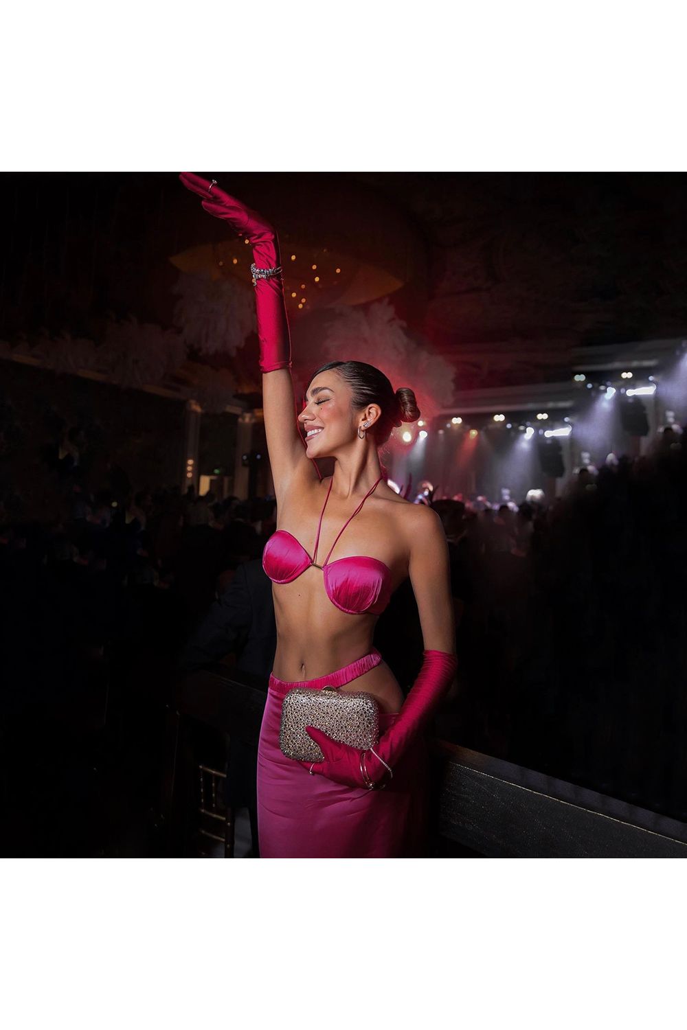 OLGA BERG | CASEY HOT FIX CLUTCH - Silver