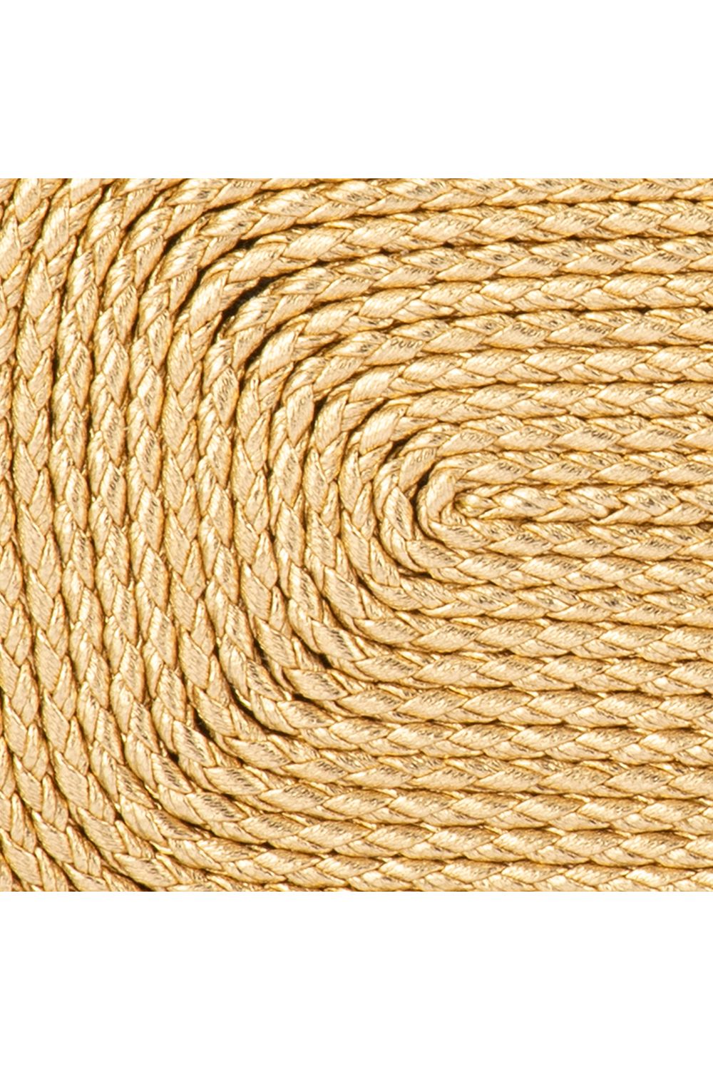 OLGA BERG | MARTINA COILED ROPE CLUTCH - Gold