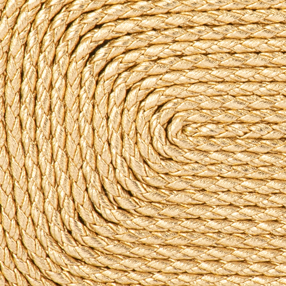 OLGA BERG | MARTINA COILED ROPE CLUTCH - GOLD