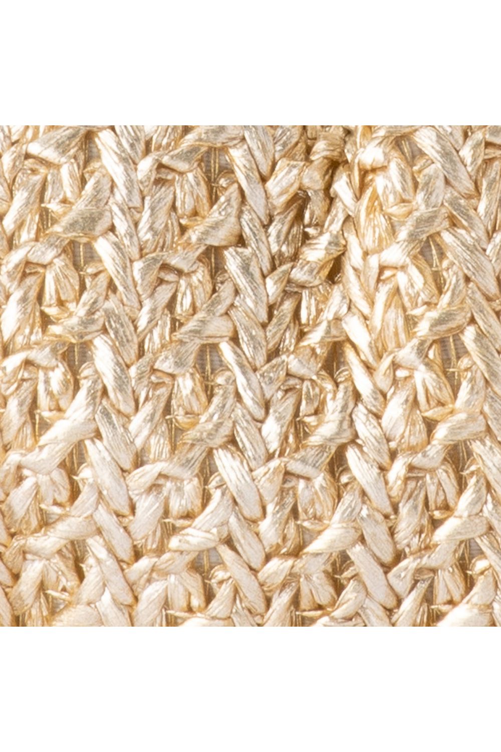 OLGA BERG | STEVIE PLEATED WOVEN CLUTCH - Gold