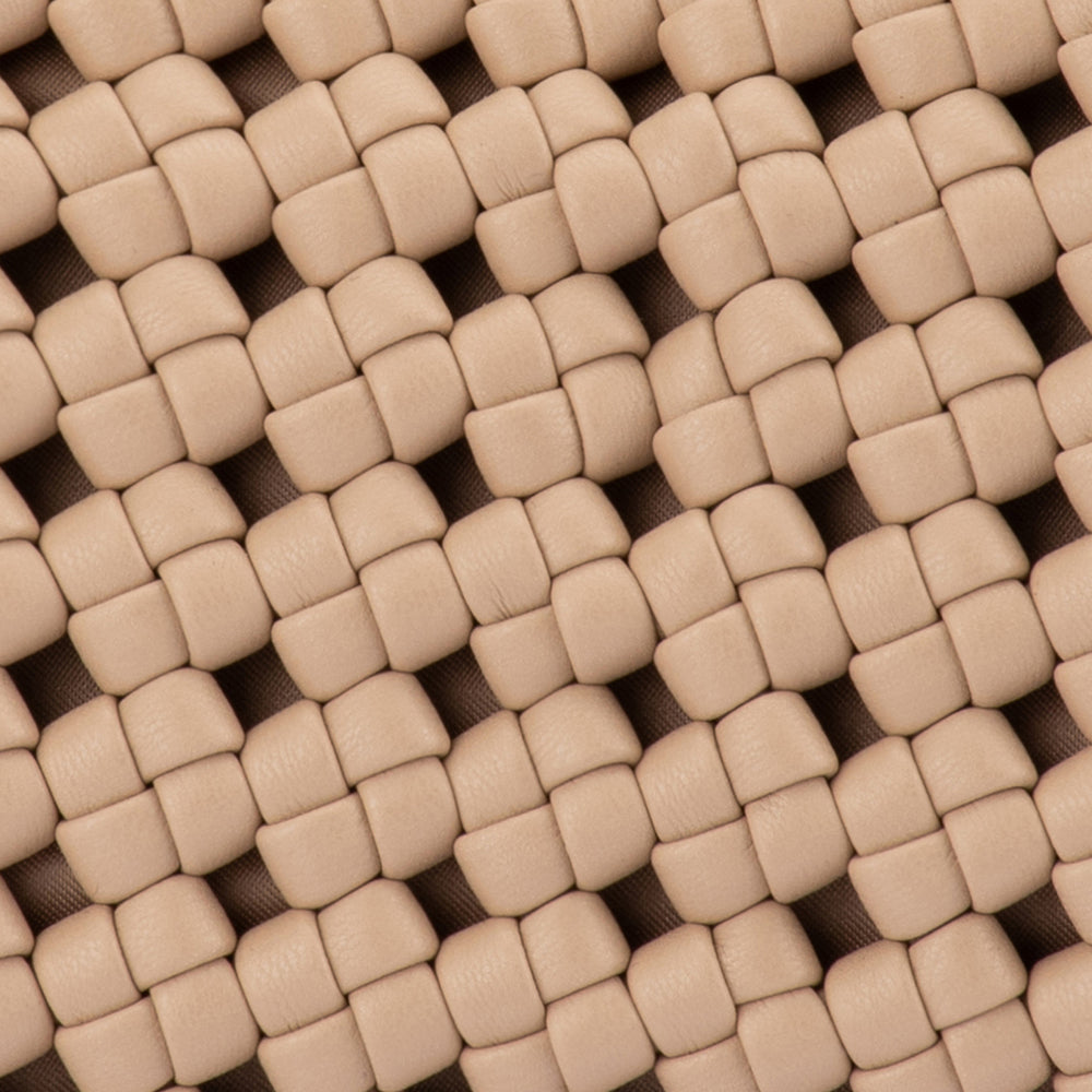 OLGA BERG | EVERLY HAND WOVEN CLUTCH - NATURAL