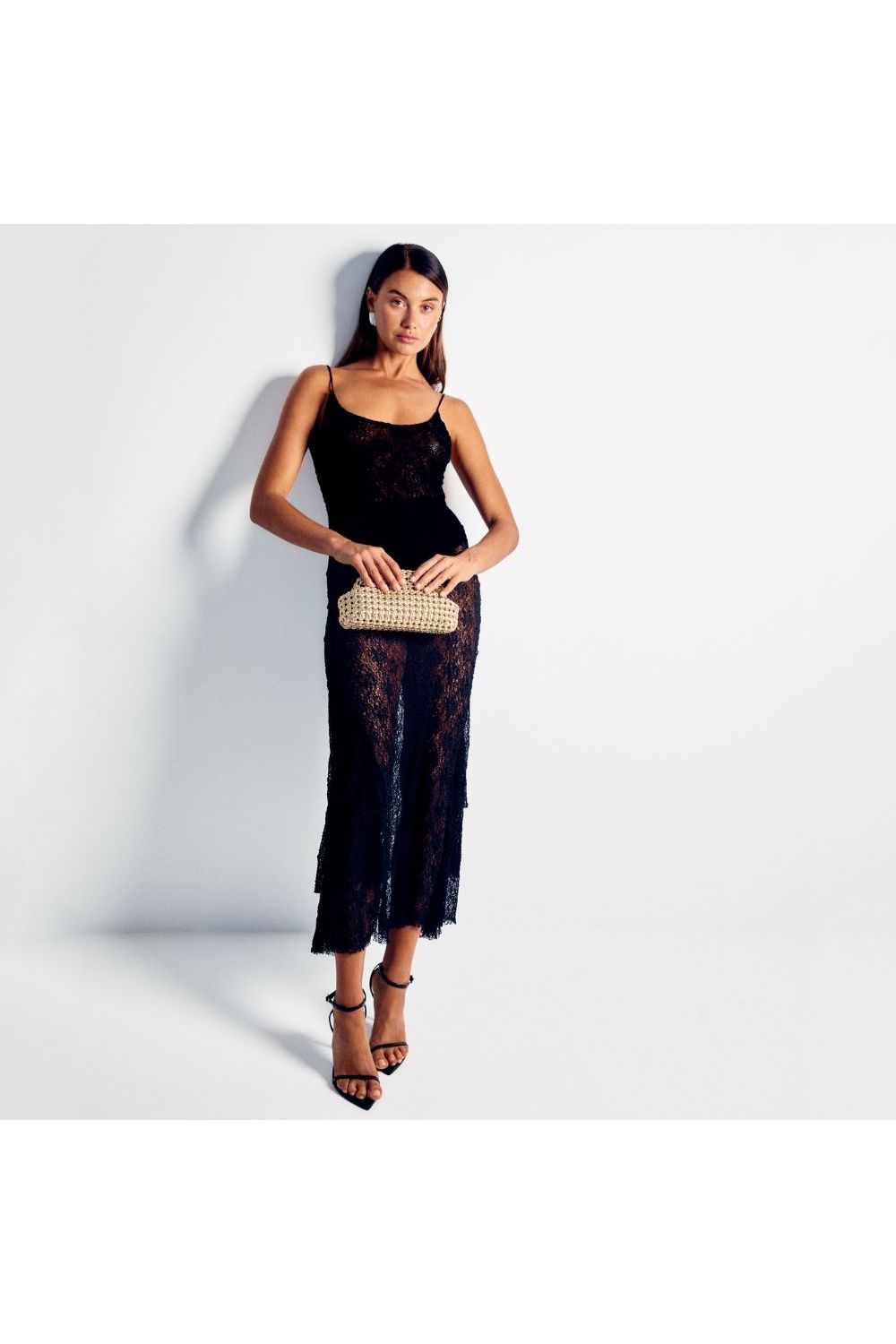 OLGA BERG | EVERLY HAND WOVEN CLUTCH - Gold