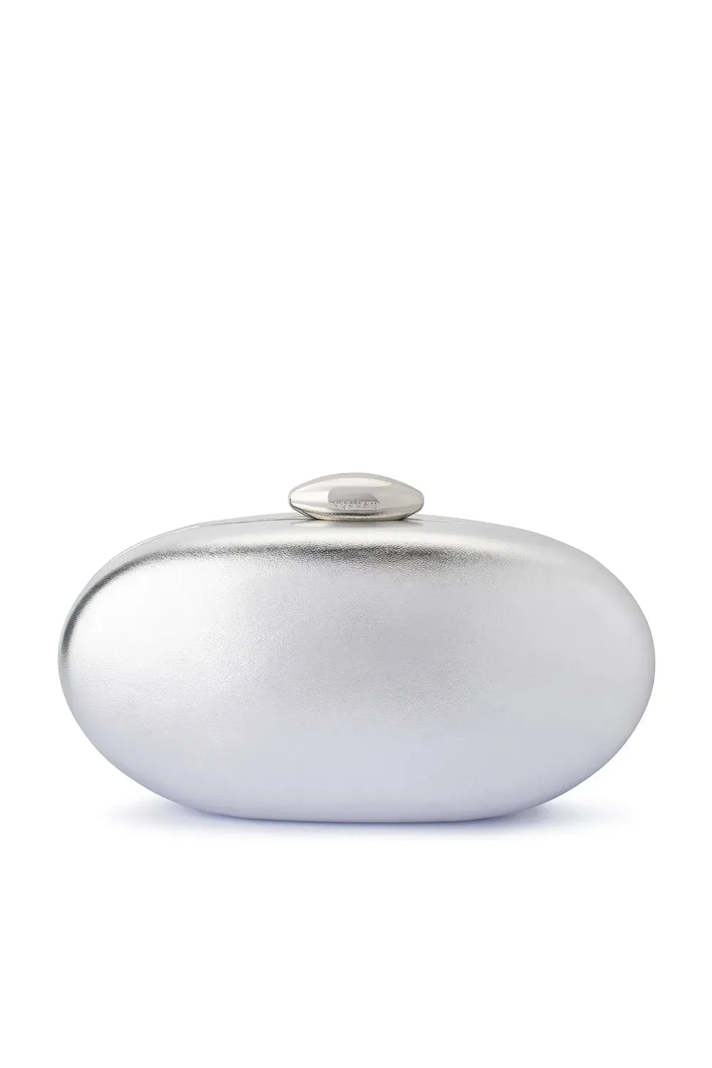 OLGA BERG | YUZU Oval Clutch - Silver