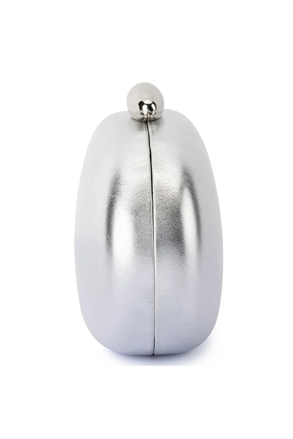 OLGA BERG | YUZU Oval Clutch - Silver