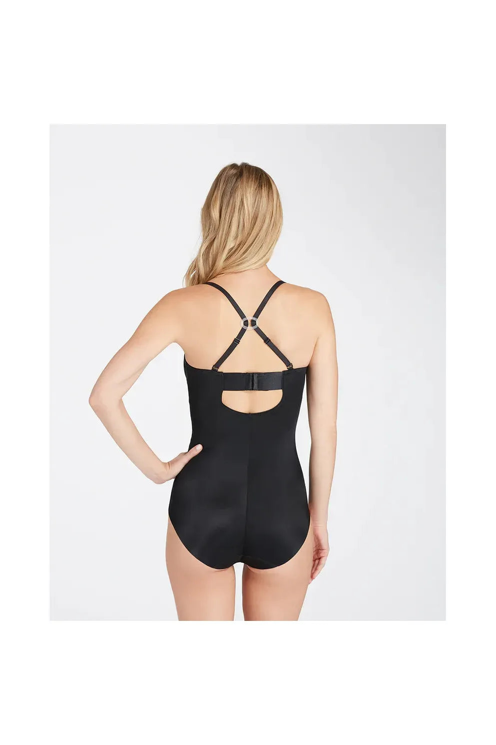 SPANX | Suit Your Fancy Strapless Cupped Panty Bodysuit - Black