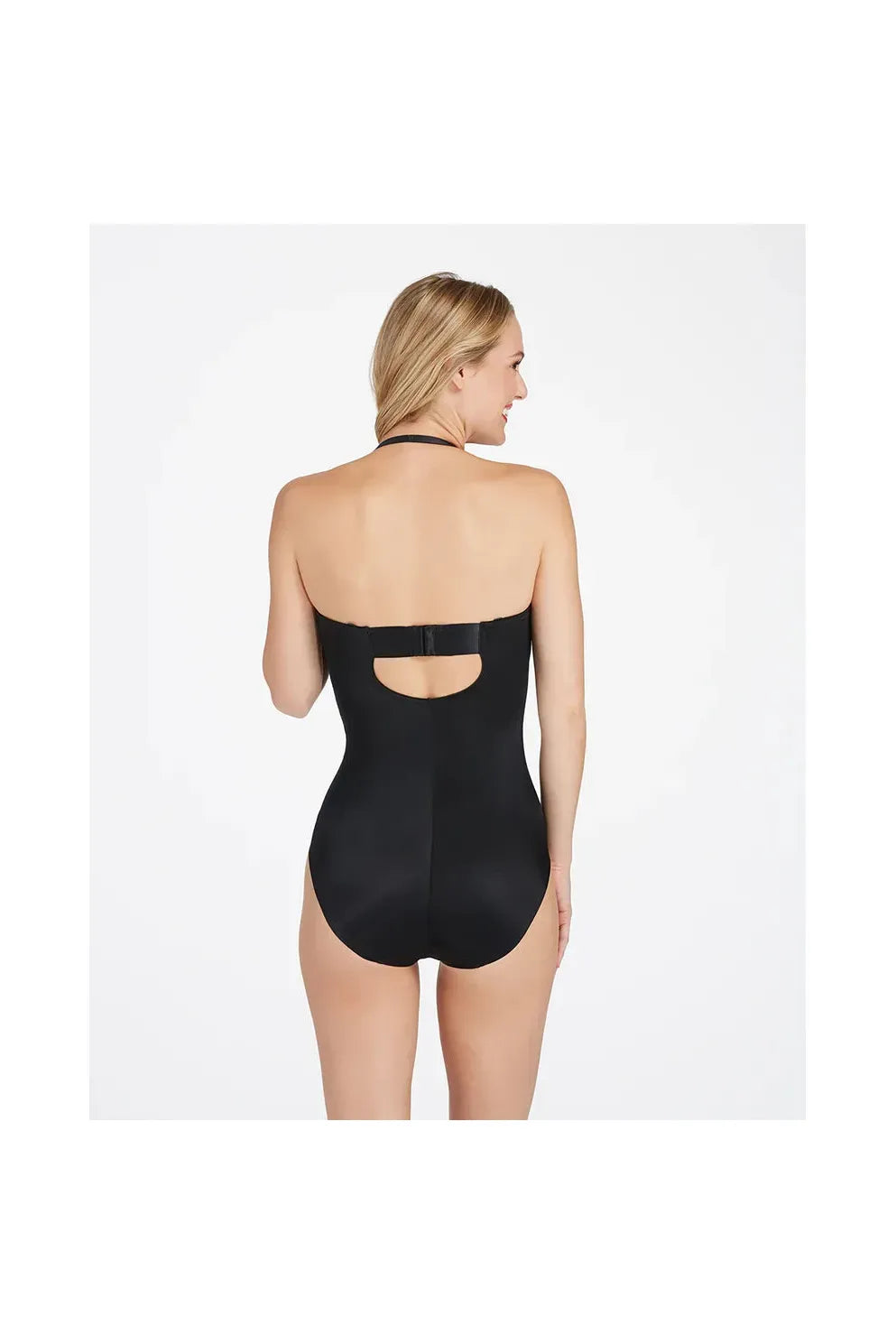SPANX | Suit Your Fancy Strapless Cupped Panty Bodysuit - Black