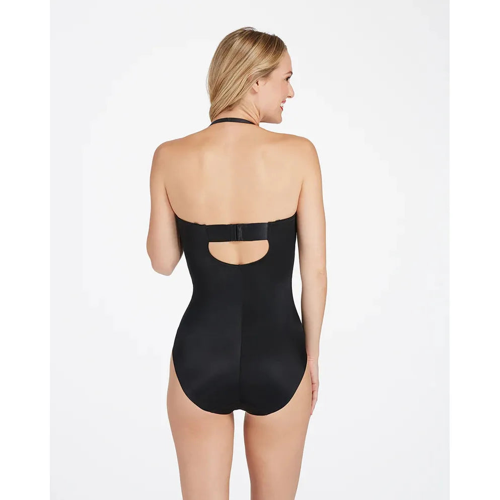 SPANX | Suit Your Fancy Strapless Cupped Panty Bodysuit - Black