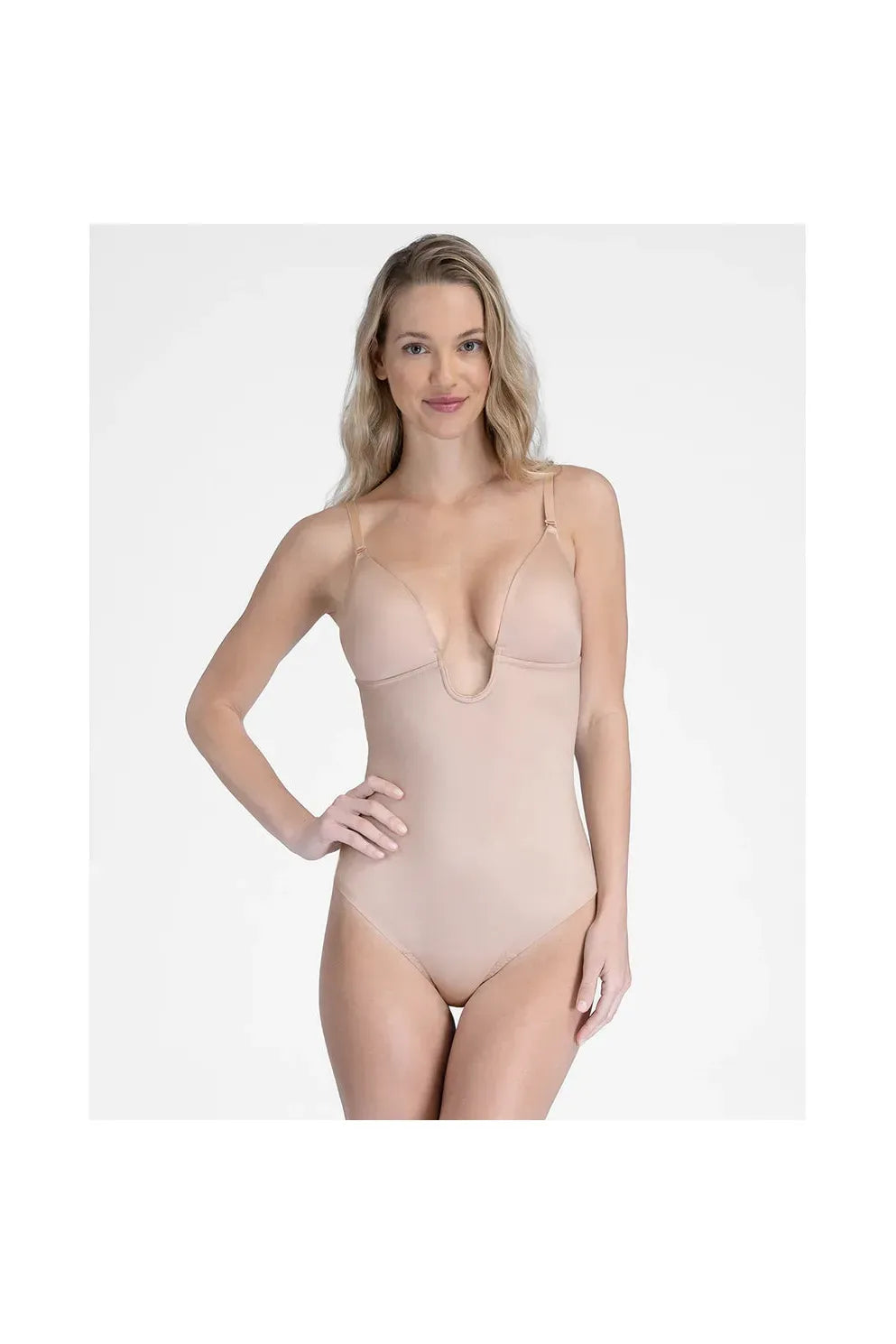 SPANX | Suit Your Fancy Plunge Low-Back Thong Bodysuit