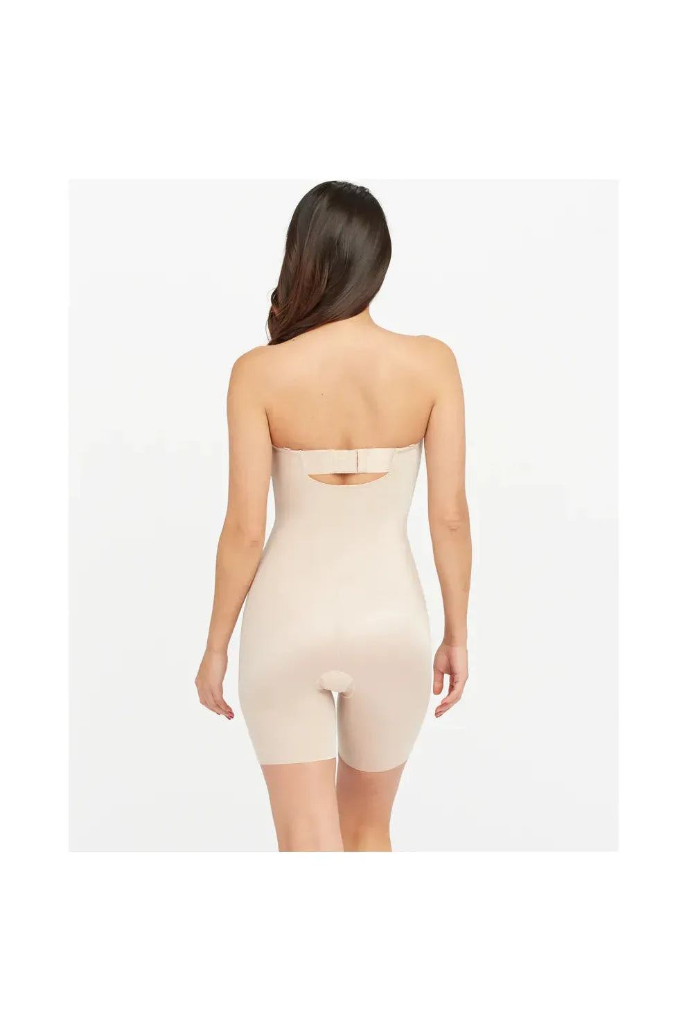 SPANX | Suit Your Fancy Strapless Cupped Mid-Thigh Bodysuit