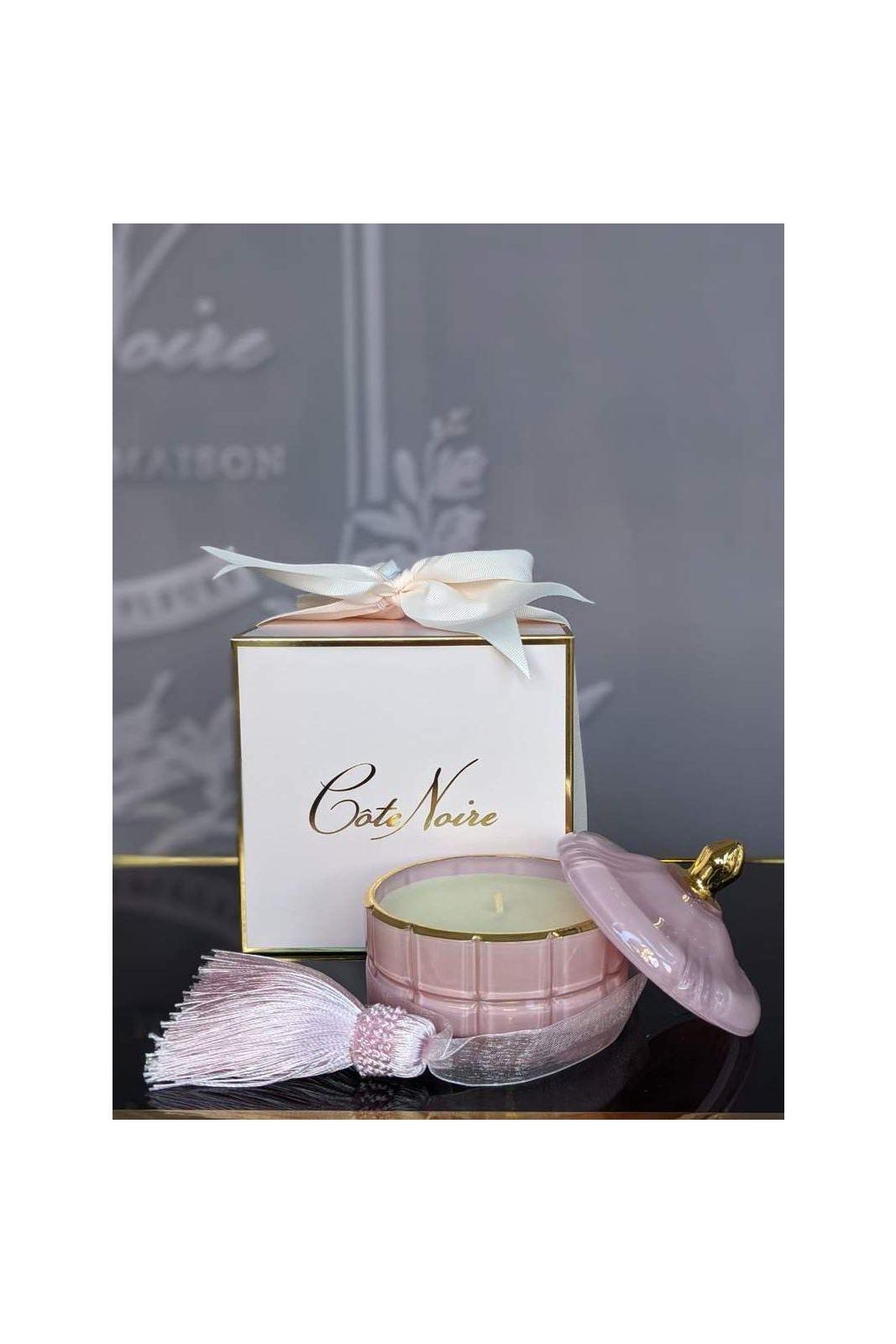 Cote Noir | Art Deco Candle - Pink