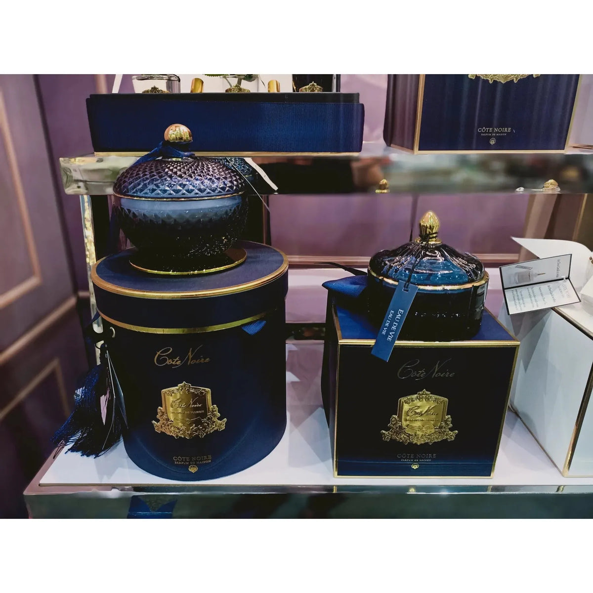 Cote Noir | Art Deco Candle - Navy