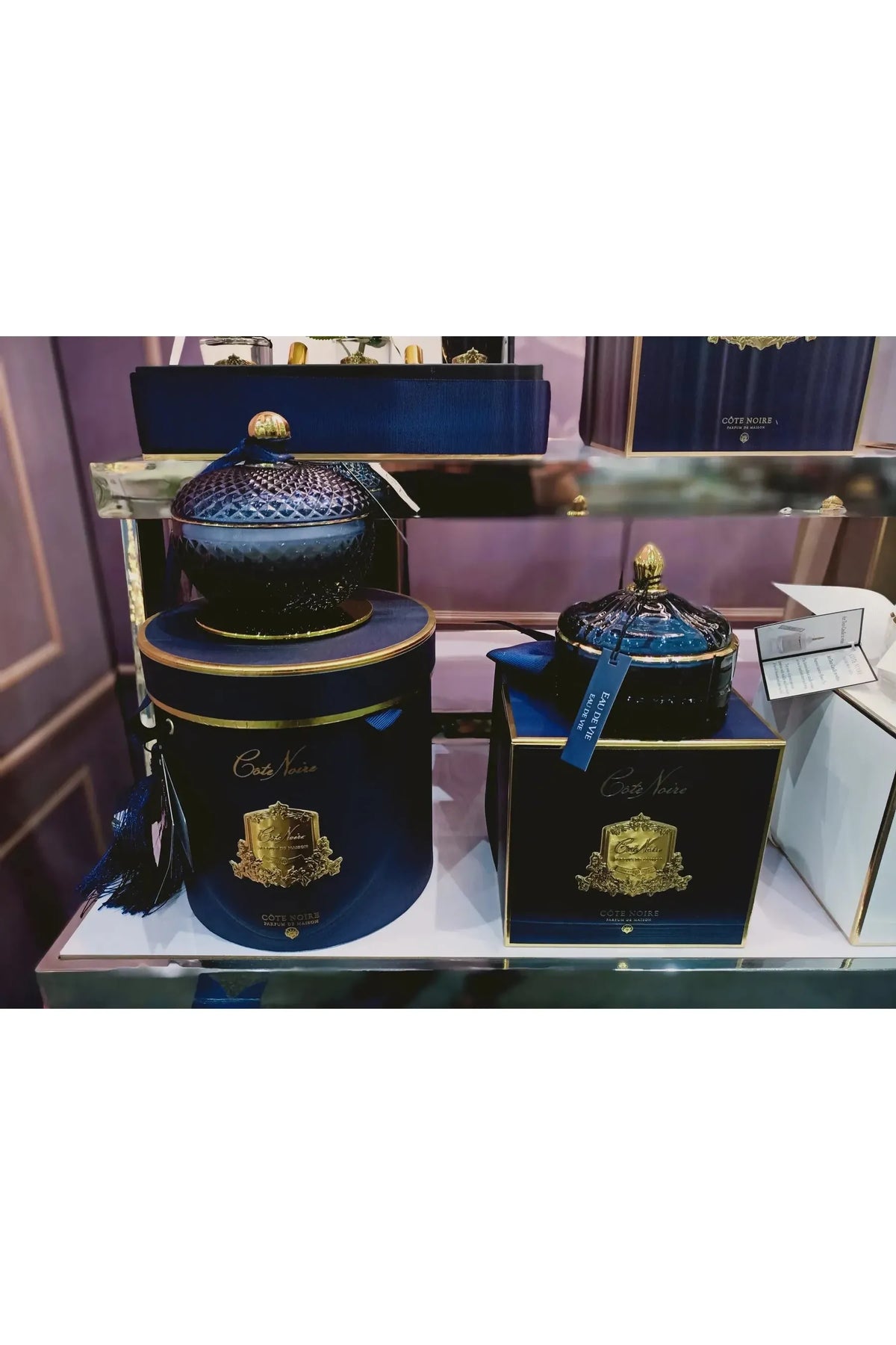 Cote Noir | Art Deco Candle - Navy