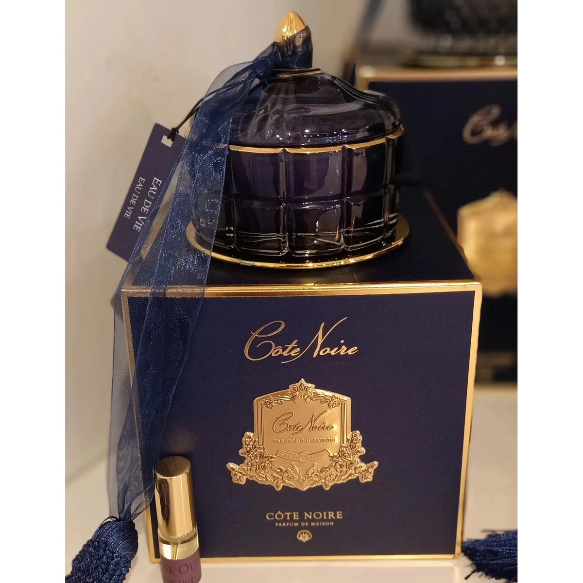 Cote Noir | Art Deco Candle - Navy