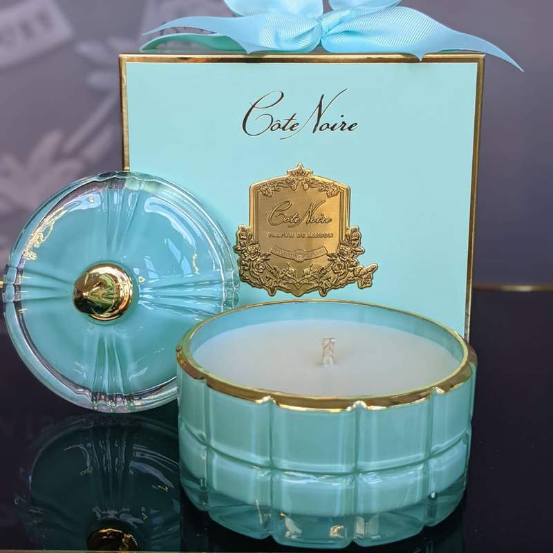 Cote Noire | Art Deco Candle - Tiffany Blue