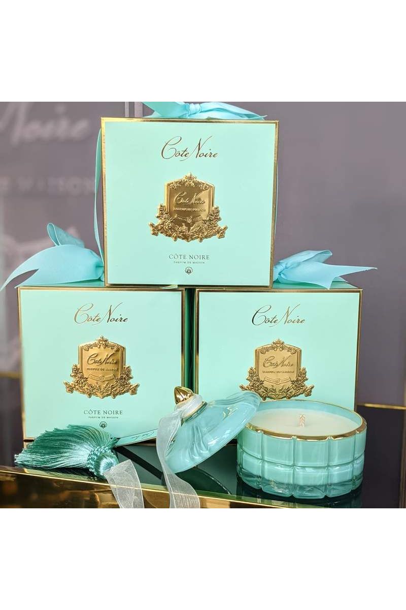 Cote Noire | Art Deco Candle - Tiffany Blue