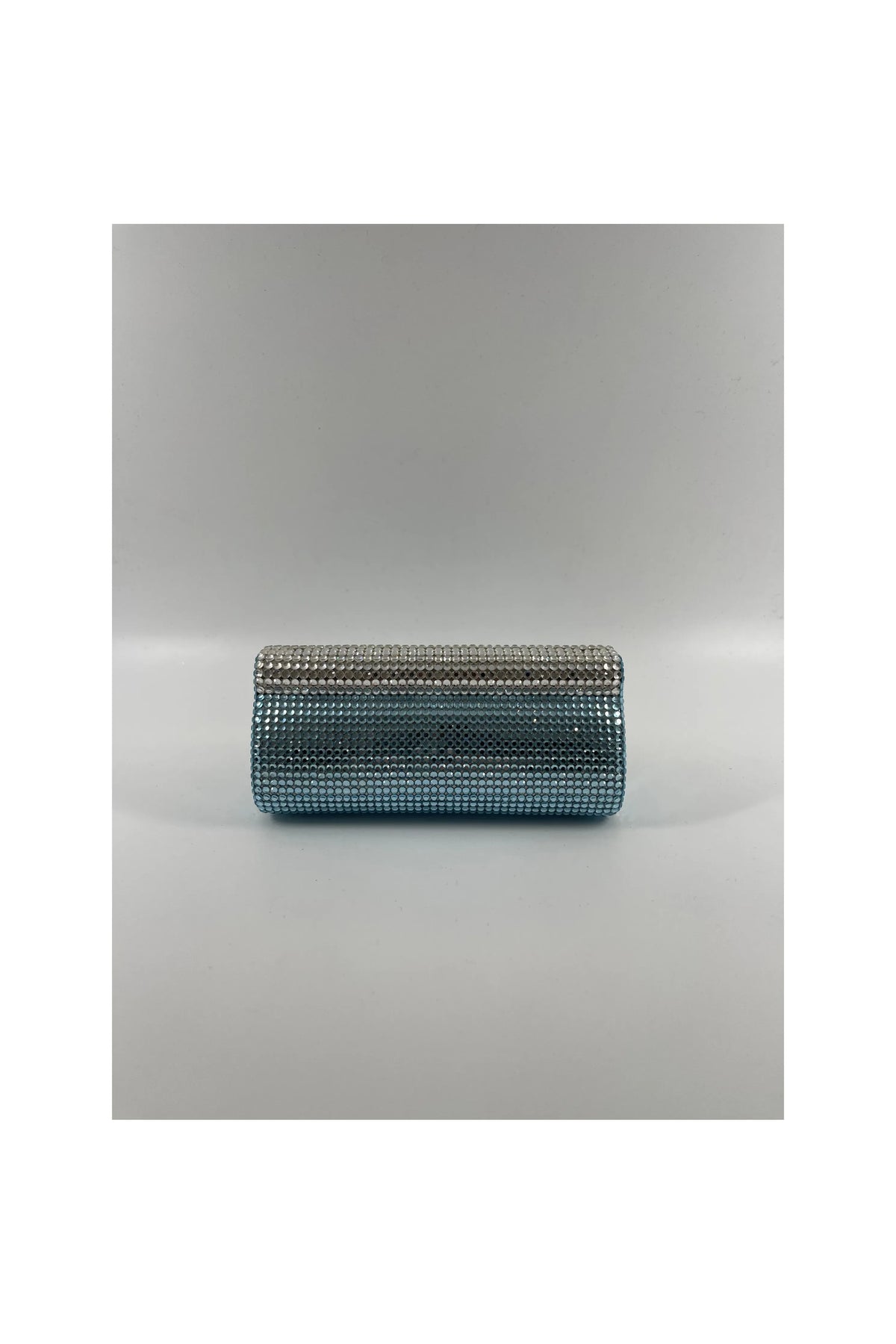 Blue/Silver Crystal Mini Clutch