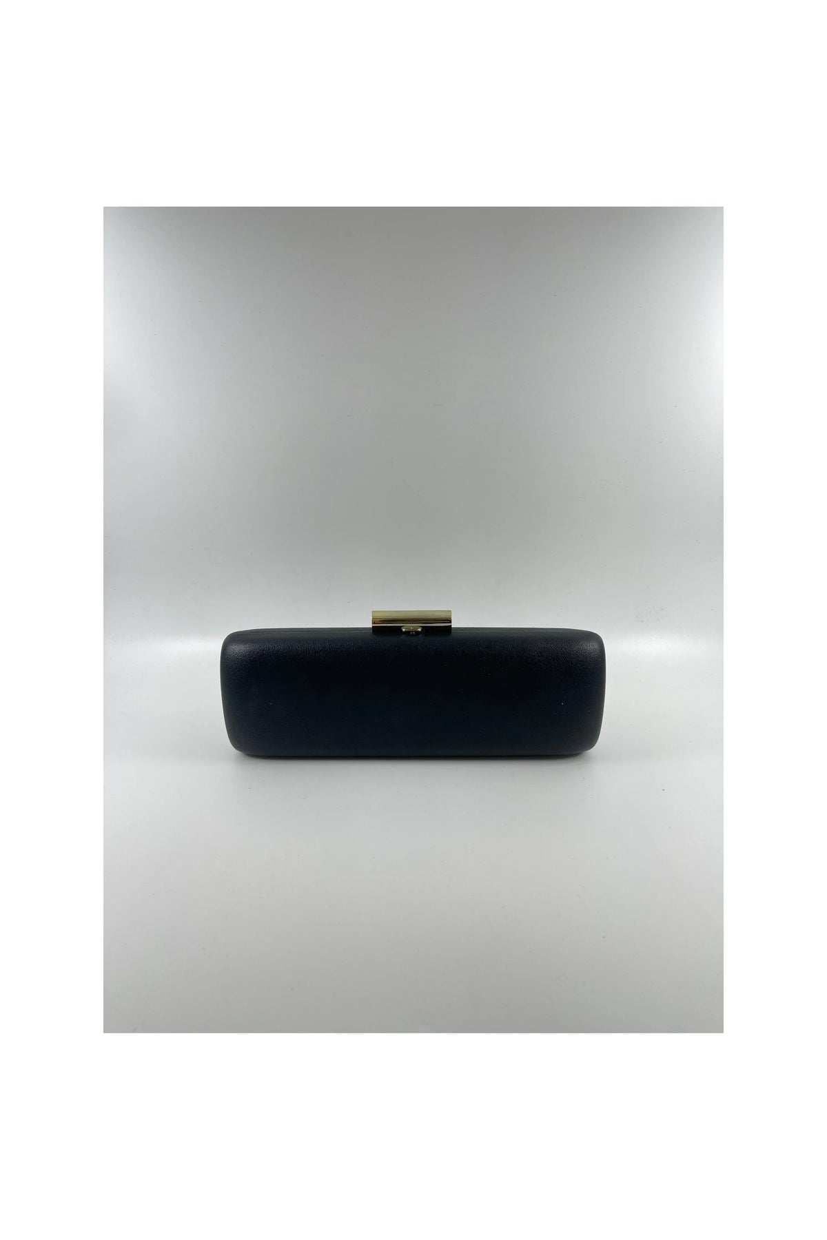 Black Leather Long Clutch