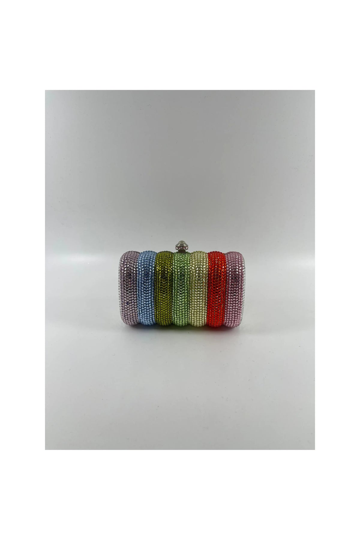 Rainbow Crystal Mini Clutch