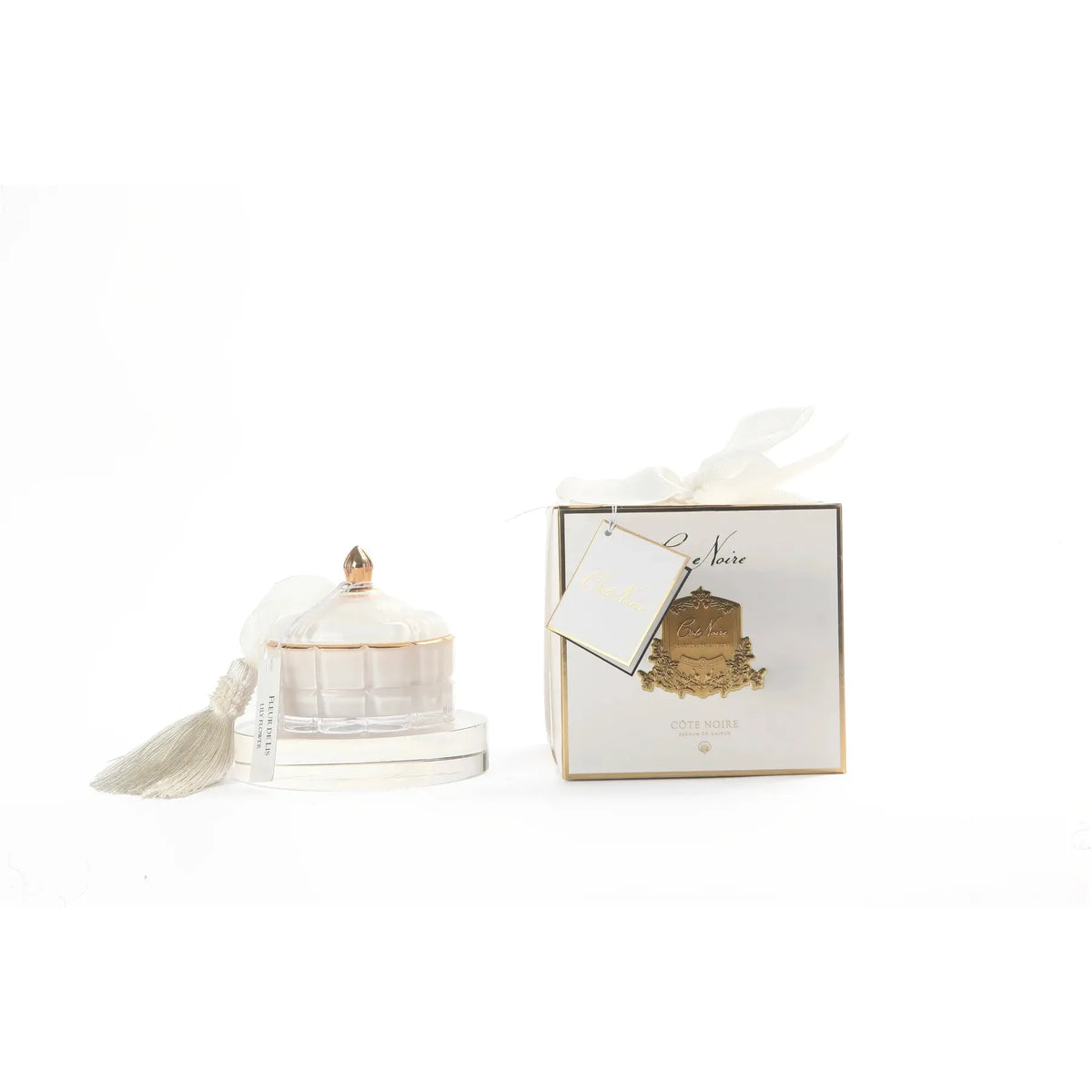 Cote Noir | Art Deco Candle - White