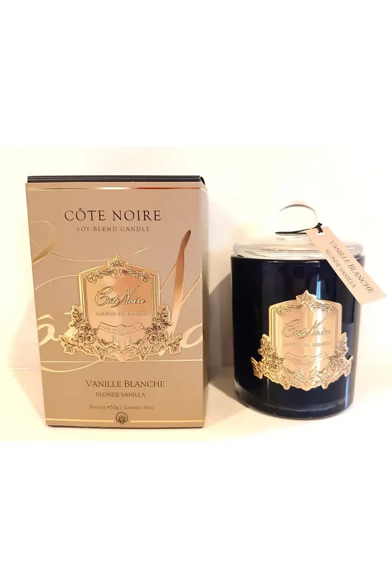 COTE NOIRE | BLOND VANILLA - GOLD BADGE CANDLES