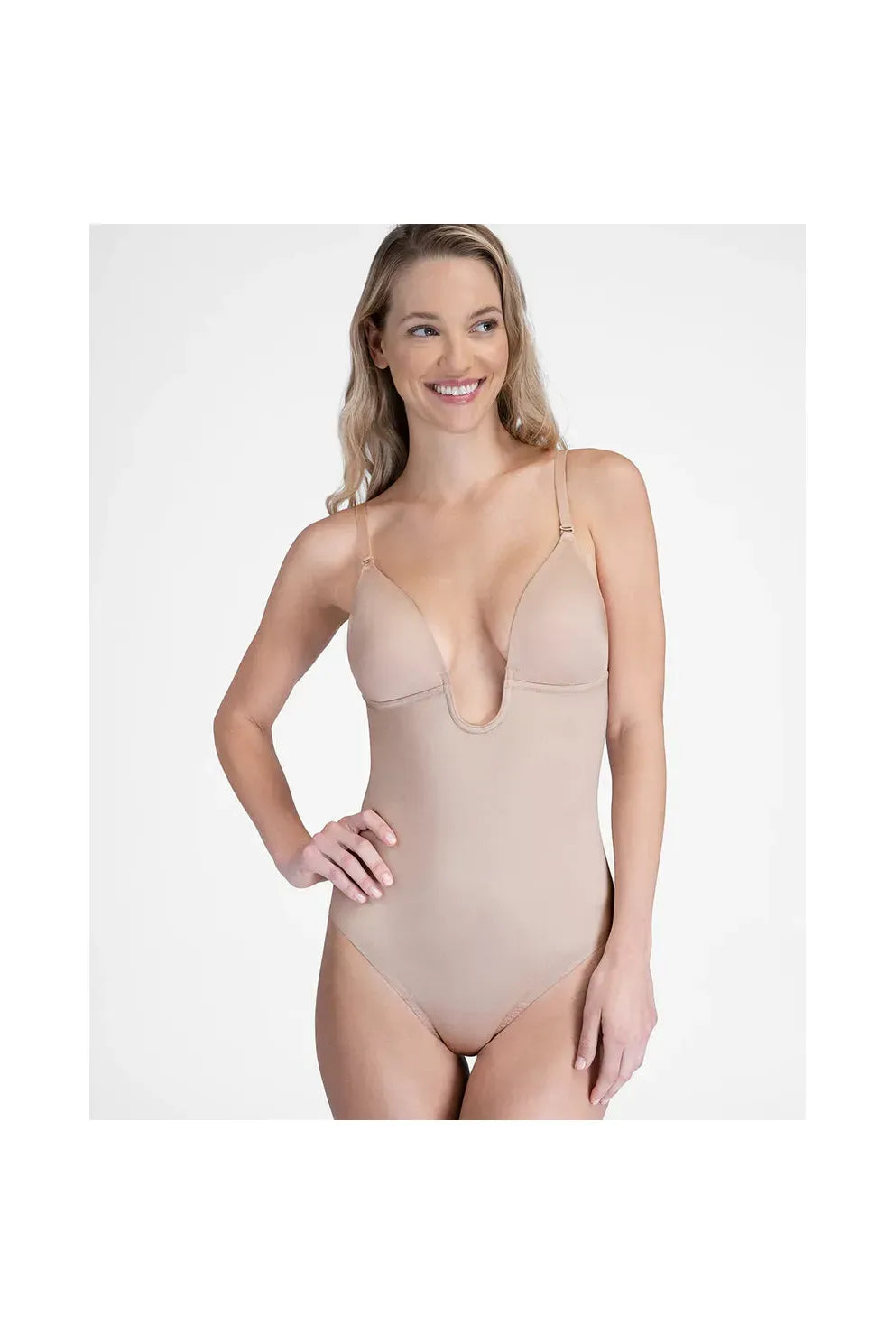 SPANX | Suit Your Fancy Plunge Low-Back Thong Bodysuit