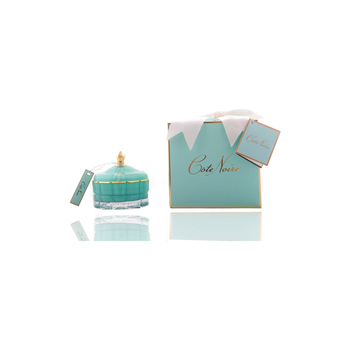Cote Noire | Art Deco Candle - Tiffany Blue