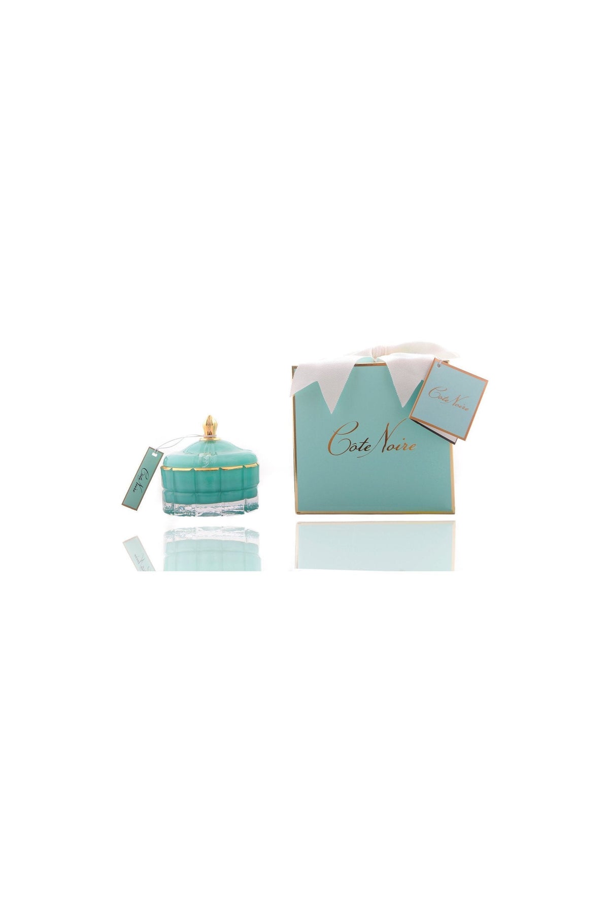 Cote Noire | Art Deco Candle - Tiffany Blue