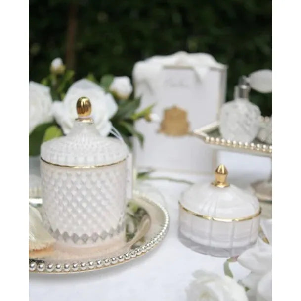 Cote Noir | Art Deco Candle - White