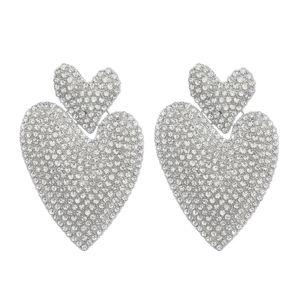 AMORE | Silver Heart Earring