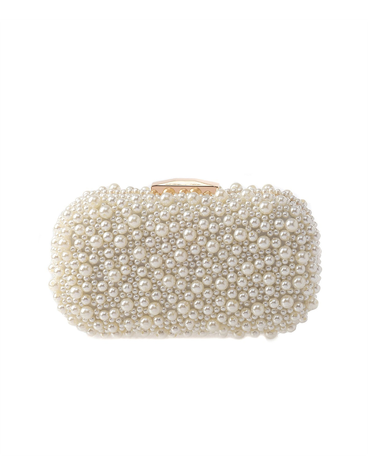 GREGORY LADNER | PEARL BEADED CHAIN STRAP CLUTCH BAG
