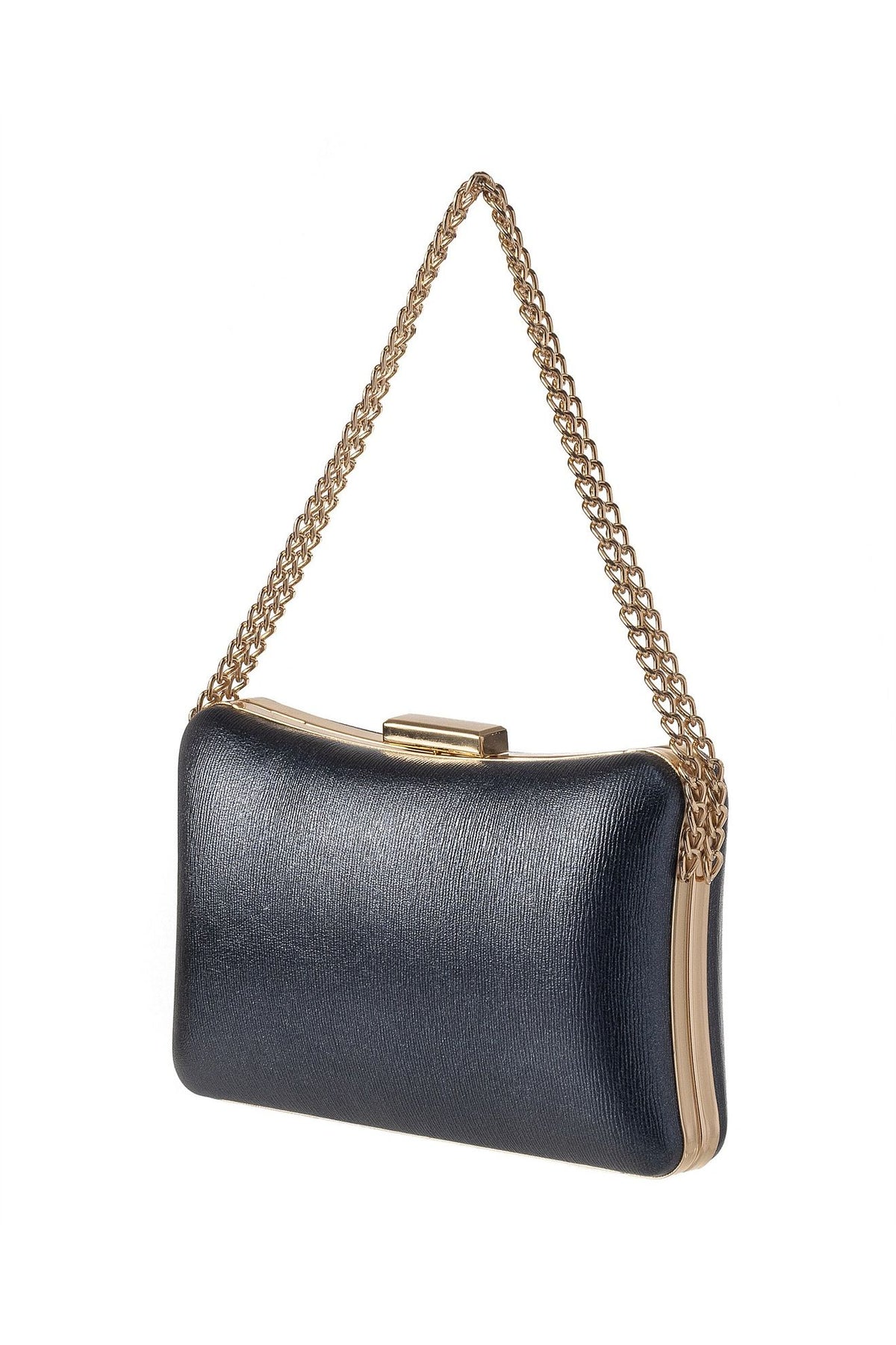 GREGORY LADNER |  AVA BAG WITH SIDE CHAIN -  Navy