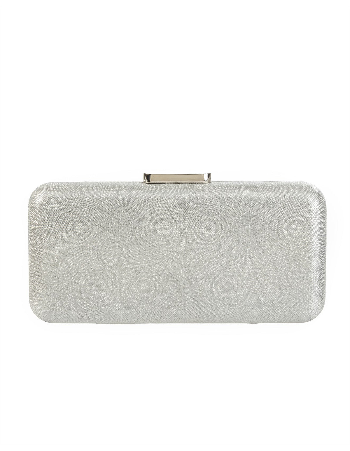 GREGORY LADNER | JEANNIE METALLIC BOX CLUTCH BAG