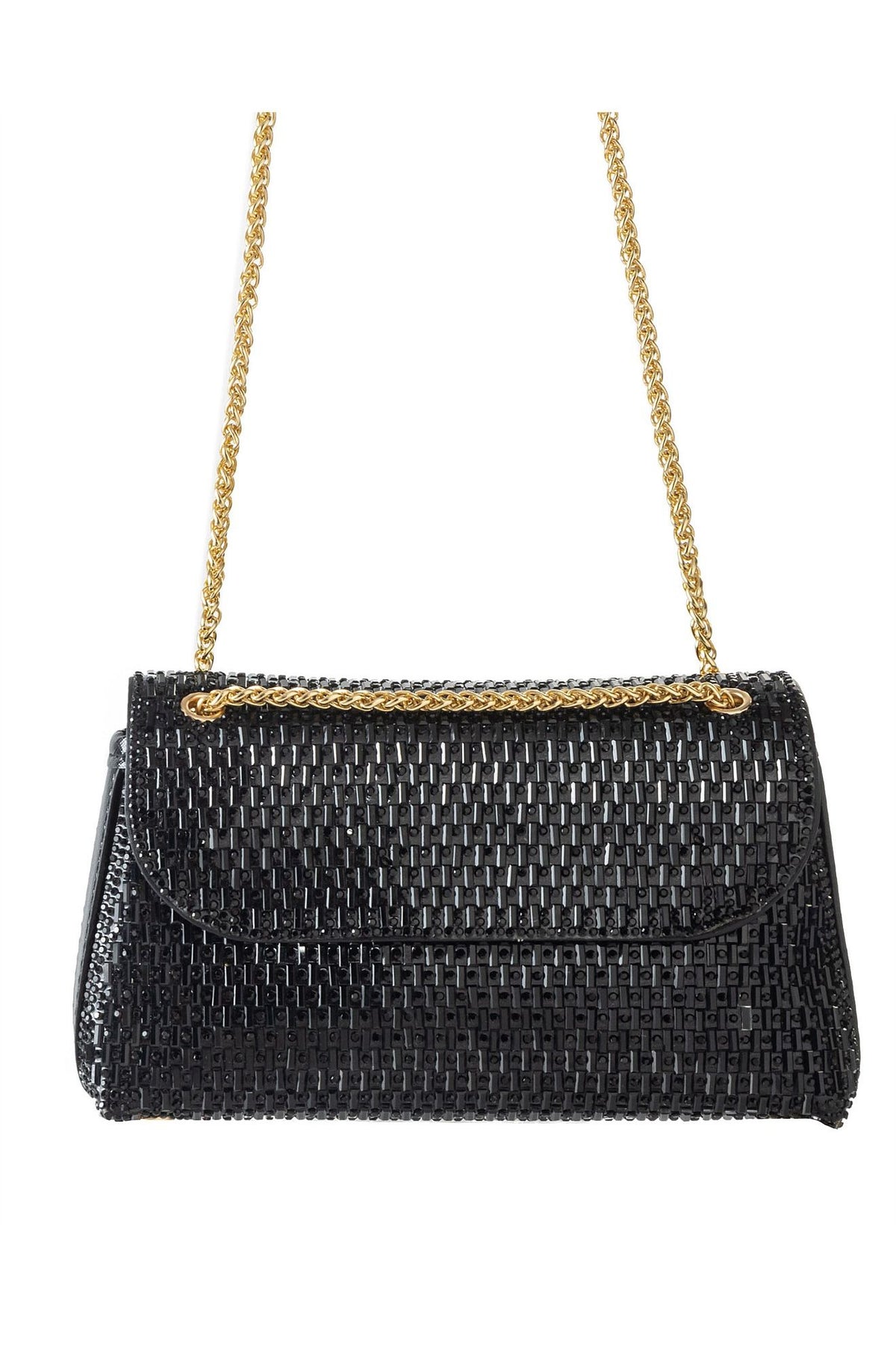 GREGORY LADNER | POUCHETTE STUD DETAIL CHAIN SHOULDER BAG