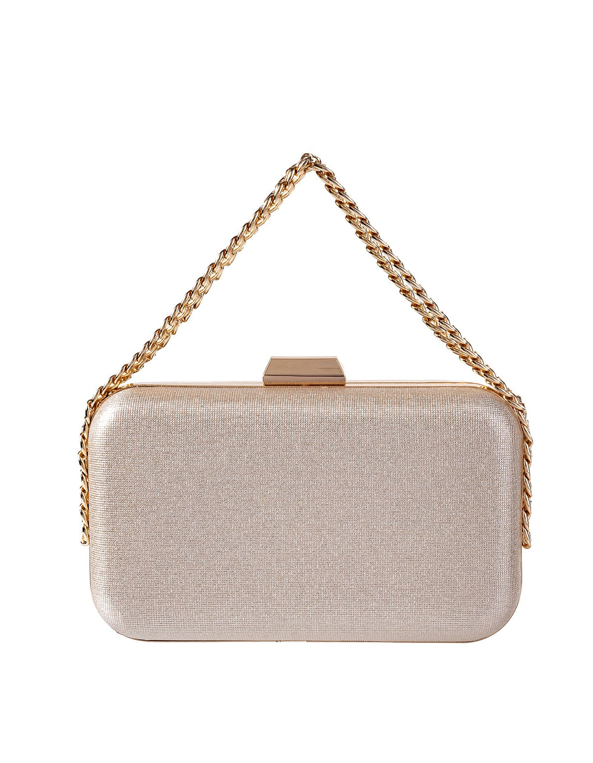 GREGORY LADNER | RECTANGLE CLUTCH BAG - CHAMPAGNE